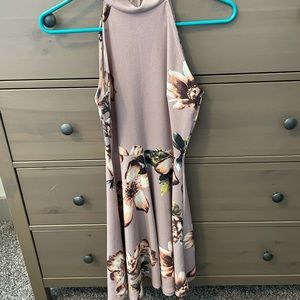 Cute purple floral dress